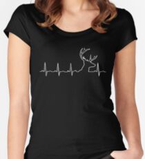 HUNTING HEARTBEAT Women's Fitted Scoop T-Shirt