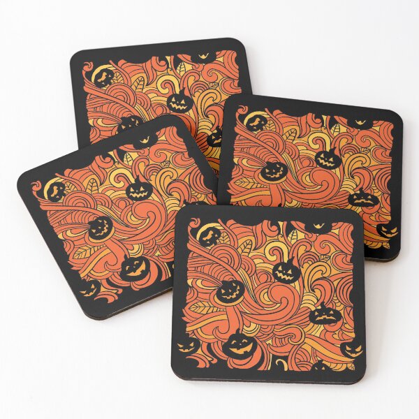 Item preview, Halloween pumpkin, autumn october halloween funny doodle designed and sold by lucky-fern.