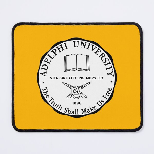 Item preview, Adelphi University Seal black white designed and sold by dablohotaru.
