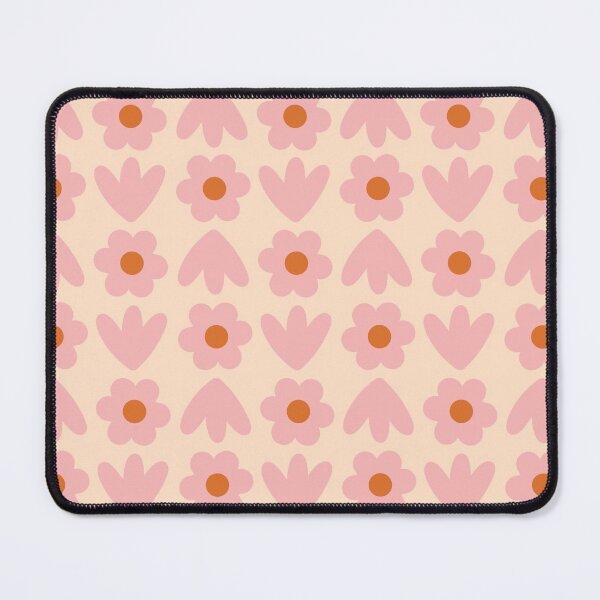Item preview, Freja Flowers Scandinavian Floral Pattern Pink Orange Cream designed and sold by kierkegaard.