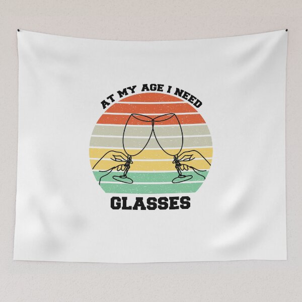 Item preview, At My Age I Need Glasses designed and sold by DEATHDESIGNER.