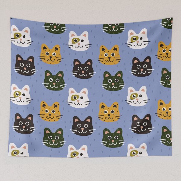 Item preview, Cats face designed and sold by luisulan.