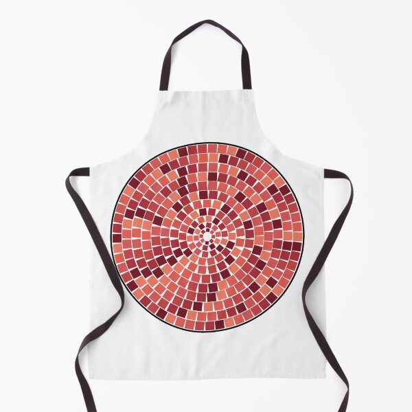 Item preview, Autumn Red Circle Mosaic designed and sold by CircleMosaics.