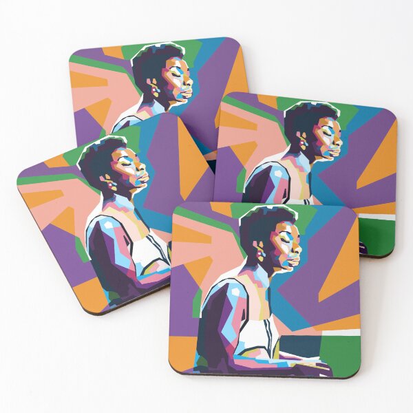Item preview, An Abstract Geometric of Nina Simone designed and sold by smd90.