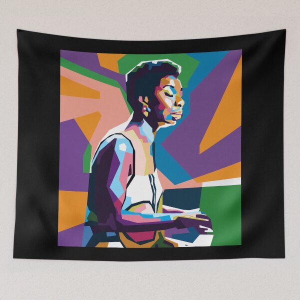 Item preview, An Abstract Geometric of Nina Simone designed and sold by smd90.
