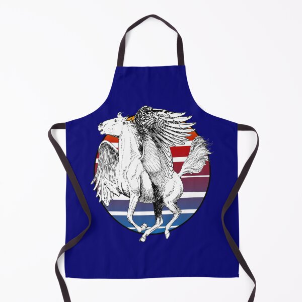 Item preview, Vintage Pegasus Illustration Against Retro Sunset designed and sold by taiche.