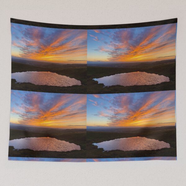 Item preview, sun setting at mermaid pool designed and sold by tammy mellor.