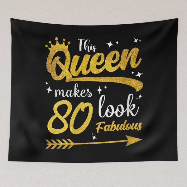 Artikelvorschau, Frauenkönigin-Geburtstag Diese Königin lässt 80 fabelhaft aussehen 80. Party entworfen und verkauft von CuthbertShop.