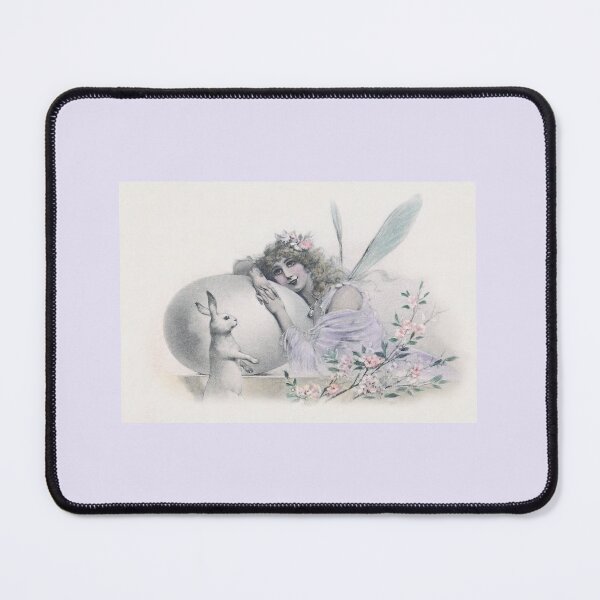 Item preview, The White Rabbit and the Fairy - Vintage Anthropomorphic Art designed and sold by TheCurators.