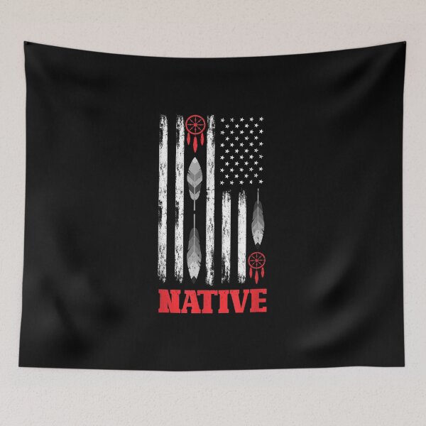 Item preview, Native American Day Flag USA for a Native American designed and sold by Hampusdahlin.