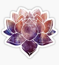 Buddhist Lotus Flower Sticker