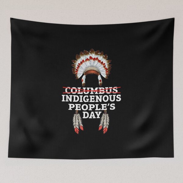 Item preview, Indigenous Peoples Day not Columbus Day Native designed and sold by Hampusdahlin.