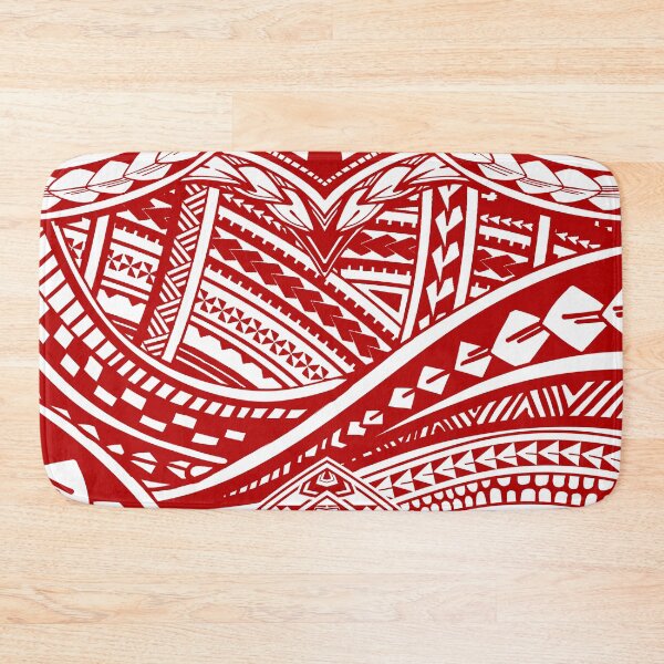 Item preview, red Polynesian tatoo design designed and sold by judsonsen.