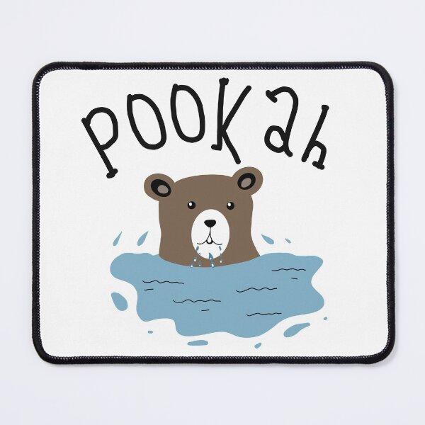 Item preview, Pookaah wet bear doodle artwork designed and sold by FashionN5.
