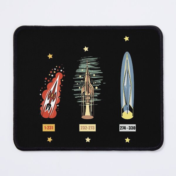 Item preview, Fleuve Noir Rockets designed and sold by nootrope.