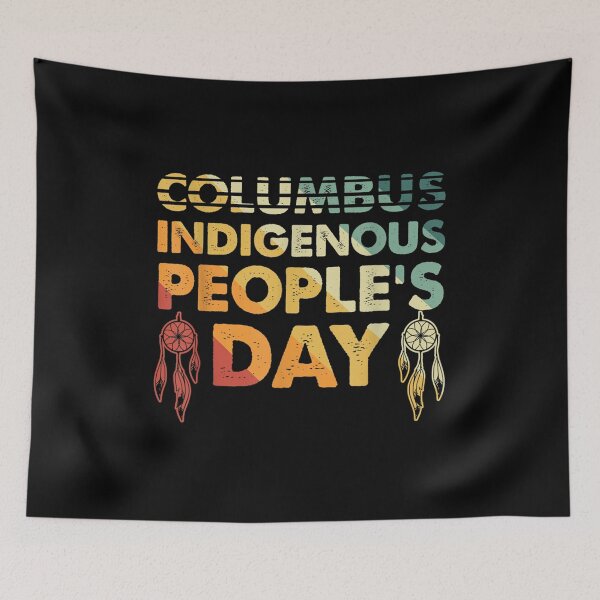Item preview, Columbus Indigenous People's Day Vintage Native designed and sold by Hampusdahlin.