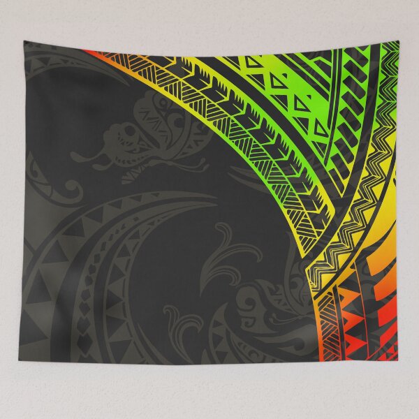 Item preview, colorful Polynesian tatoo design designed and sold by judsonsen.