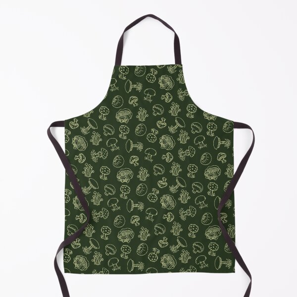 Item preview, Green mushroom seamless pattern designed and sold by FunnyChameleon.