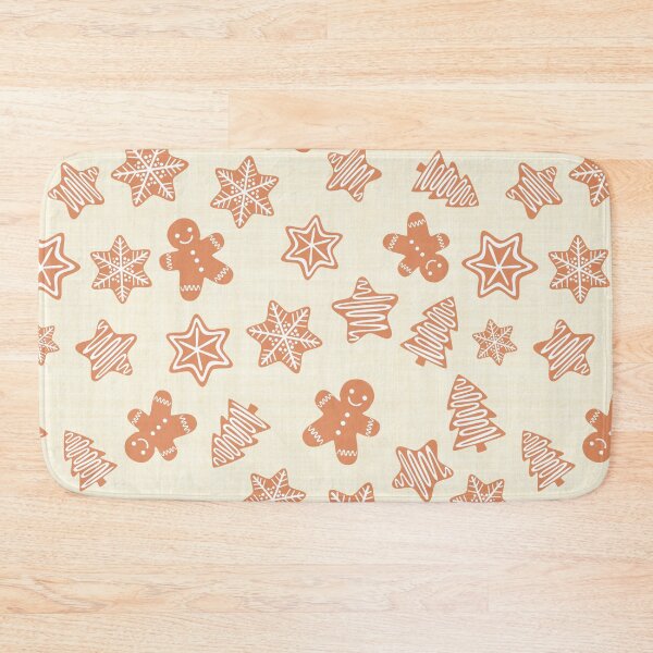 Item preview, Christmas Gingerbread Cookies Cream Linen Effect designed and sold by cashewdays.