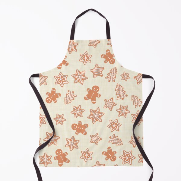 Item preview, Christmas Gingerbread Cookies Cream Linen Effect designed and sold by cashewdays.