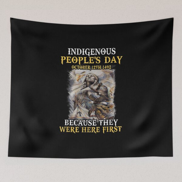 Item preview, Indigenous- People's Day Because They Were Here designed and sold by Hampusdahlin.