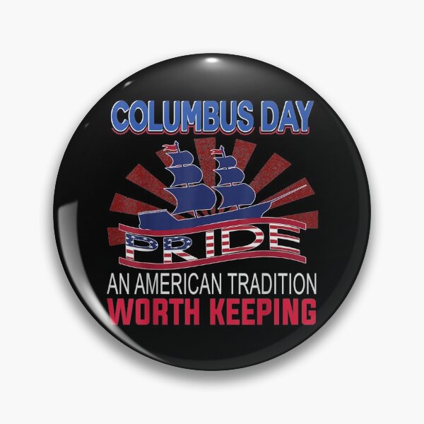 Item preview, Columbus Day Pride American Flag Holiday designed and sold by Hampusdahlin.