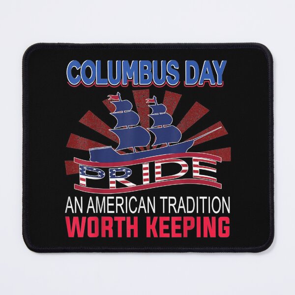 Item preview, Columbus Day Pride American Flag Holiday designed and sold by Hampusdahlin.