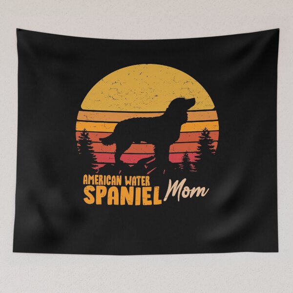 Artikelvorschau, American Water Spaniel Dog Mom Vintage Retro entworfen und verkauft von rafaeltto.