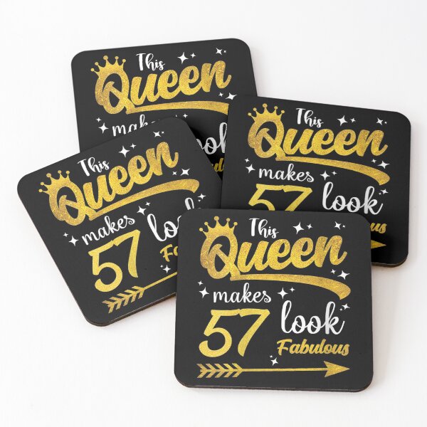 Item preview, Womens Queen Birthday This Queen Makes 57 Look Fabulous 57th Party designed and sold by DaiShop.