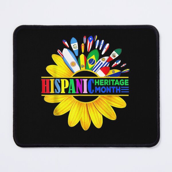 Item preview, Hispanic Heritage Month Latino Countries Flags Sunflower designed and sold by DaiShop.