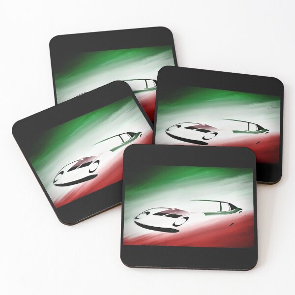 Item preview, Forza Miura Italian Flag Supercar Sportscar Design designed and sold by Steve Kidd Art.