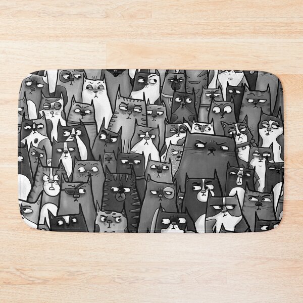 Item preview, Suspicious Kitty Gray designed and sold by Grasdal.