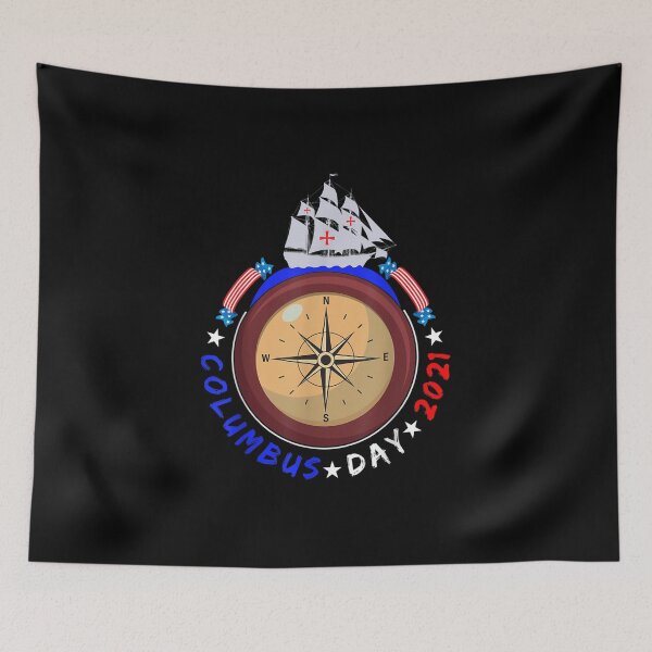 Item preview, Discovery Of America 1492 Happy Columbus Day 2021 designed and sold by Hampusdahlin.