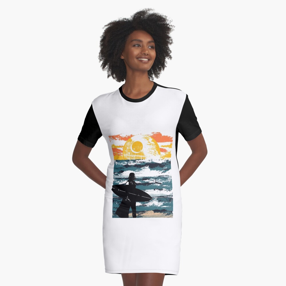 Vista previa del artículo con la obra «Vestido camiseta», diseñado y vendido por clingcling.