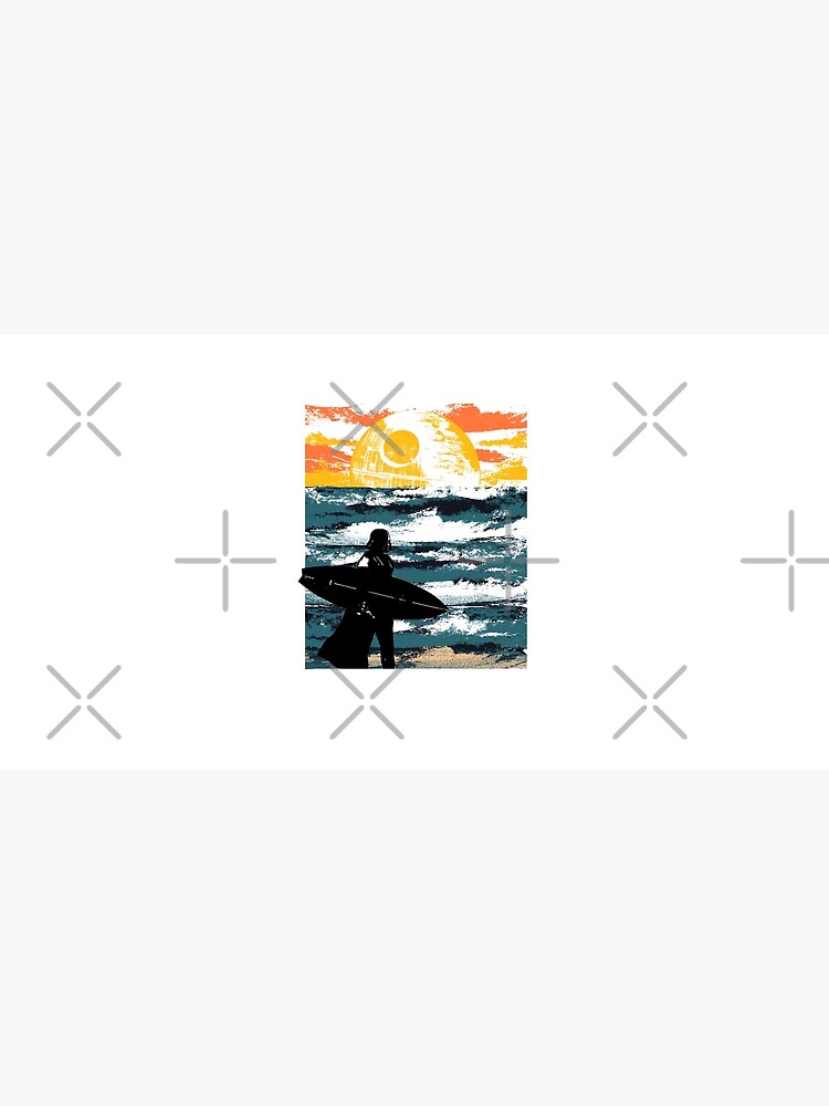 Imagen 5 de 5, Alfombrilla de ratón con la obra Día de surf, diseñada y vendida por clingcling.
