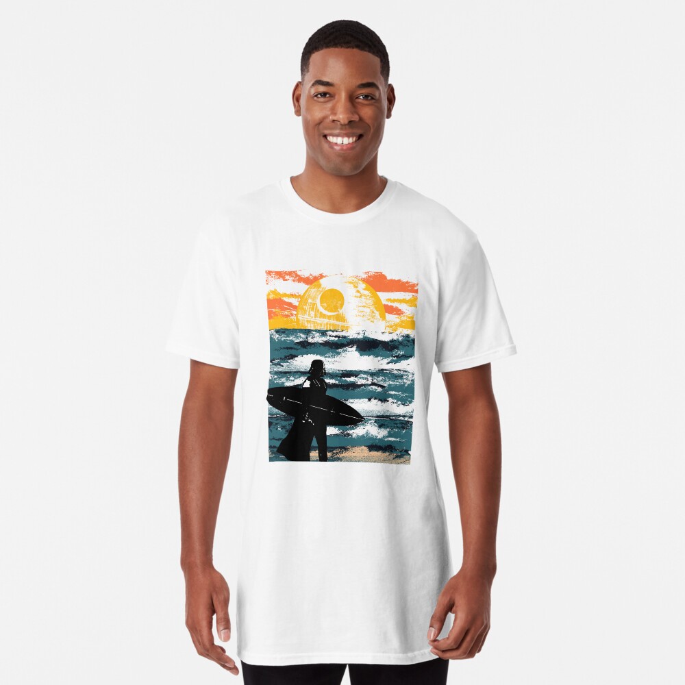 Vista previa del artículo con la obra «Camiseta larga», diseñado y vendido por clingcling.
