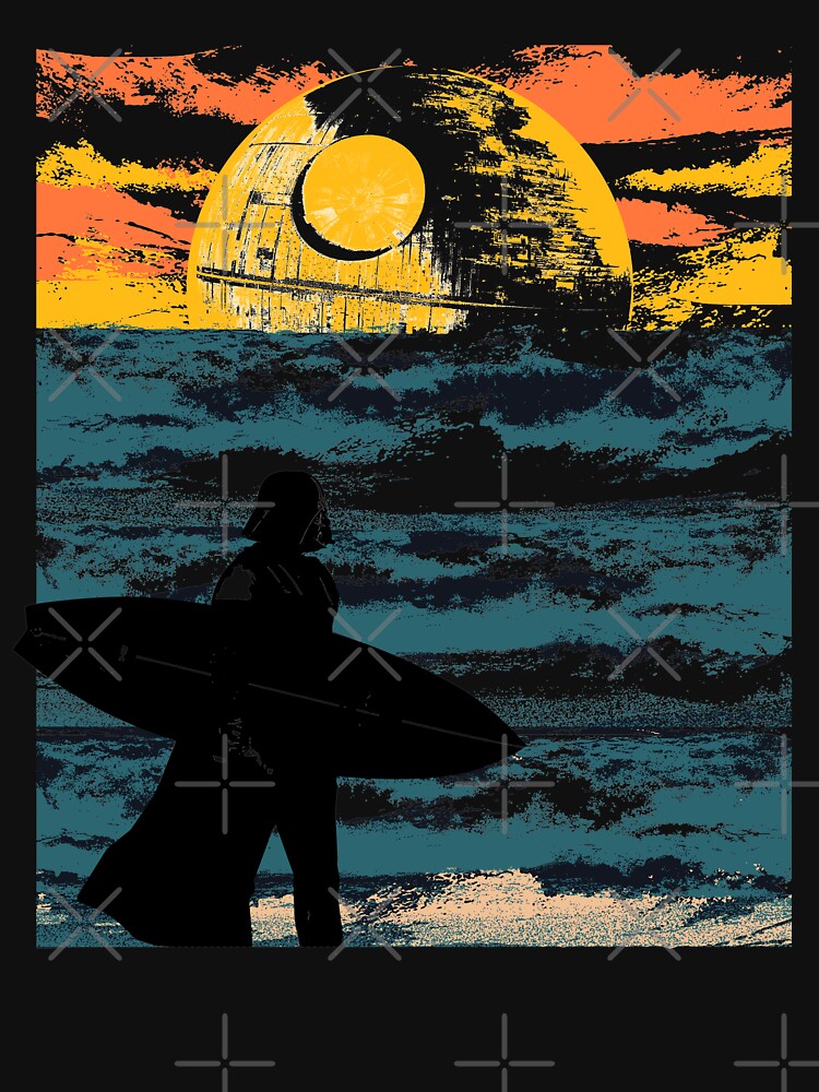 Imagen 7 de 7, Camiseta deportiva con la obra Día de surf, diseñada y vendida por clingcling.