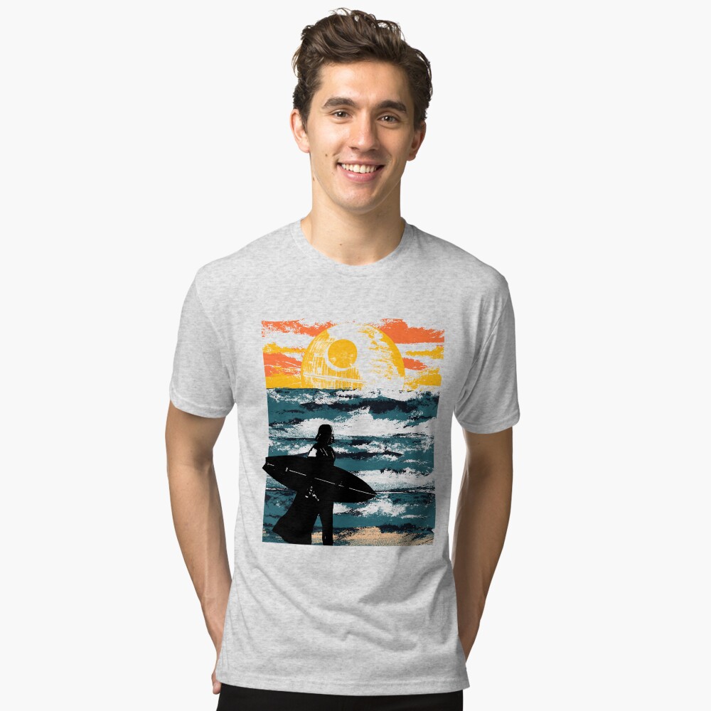 Vista previa del artículo con la obra «Camiseta de tejido mixto», diseñado y vendido por clingcling.