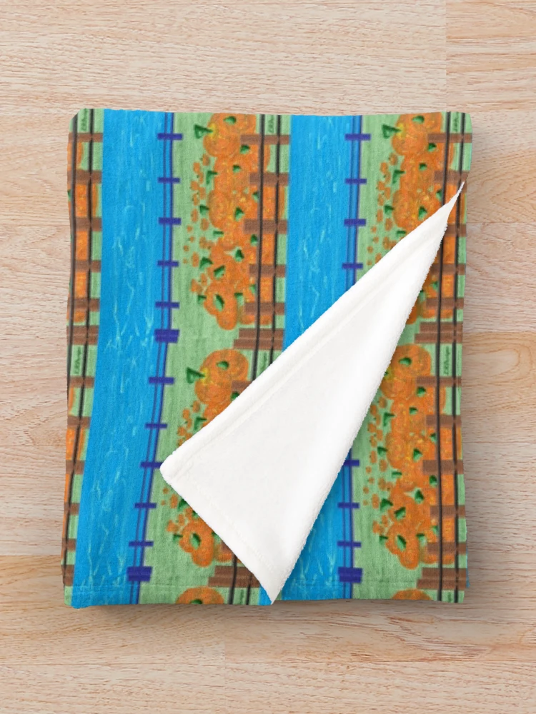 Thumbnail 3 of 6, Throw Blanket, Pumpkin Patch The Ranch designed and sold by RBLBDesigns.