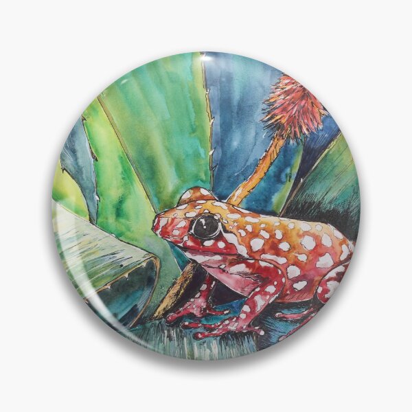 Item preview, Painted Reed Frog designed and sold by TamrynPohlArt.