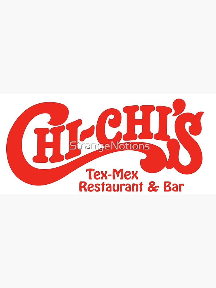 Disover Defunct Chi-Chi's Restaurant Logo, And, Yes, Chi-Chis are Boobs Premium Matte Vertical Poster