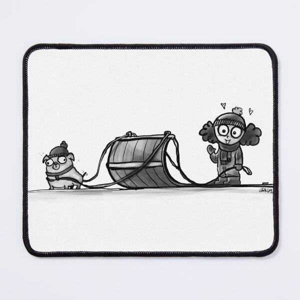 Item preview, Toboggan Pug Pals designed and sold by Grasdal.