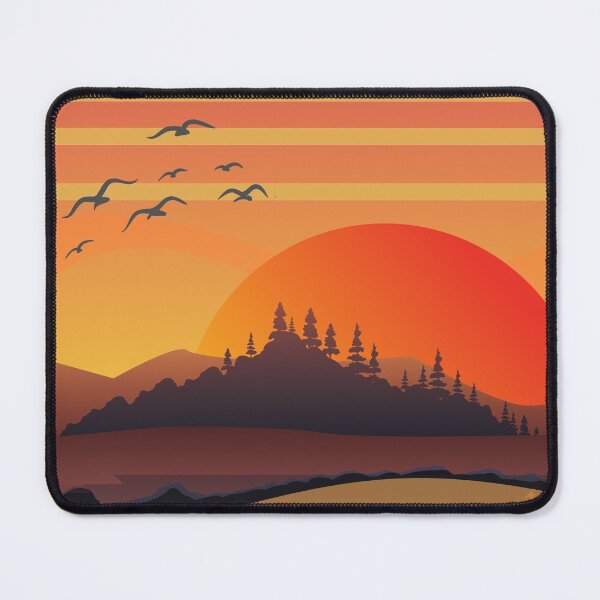 Item preview, Abstract  Retro Sunset Lovers designed and sold by A-shen.