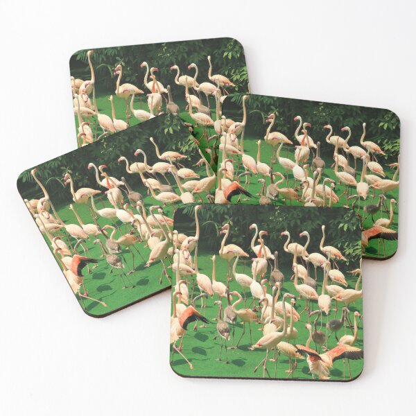 Item preview, A flamboyance of flamingos designed and sold by FranWest.