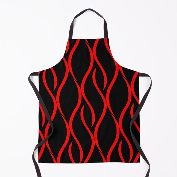 Item preview, Black and red geometric repeated pattern designed and sold by scribbles-23.