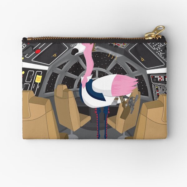 Flamingo Han Zipper Pouch