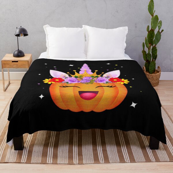 Item preview, Halloween Thanksgiving Cute Unicorn Pumpkin Kids Girls Women designed and sold by MetaSchmeler.