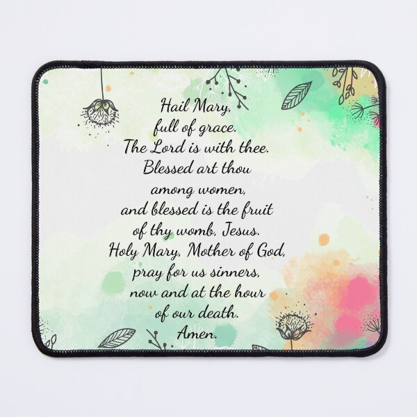 Item preview, Hail Mary Prayer designed and sold by neteor.