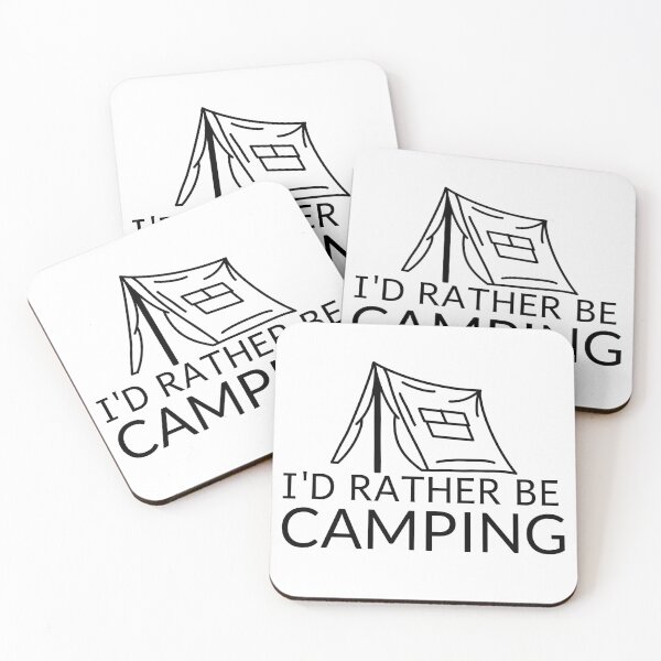 Item preview, I’d Rather Be Camping designed and sold by crazydotdesigns.