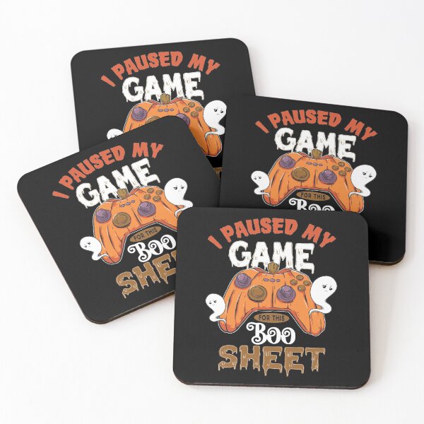 Item preview, I Paused My Game For This Boo Sheet Ghost Halloween Games designed and sold by hobbystore0-0.